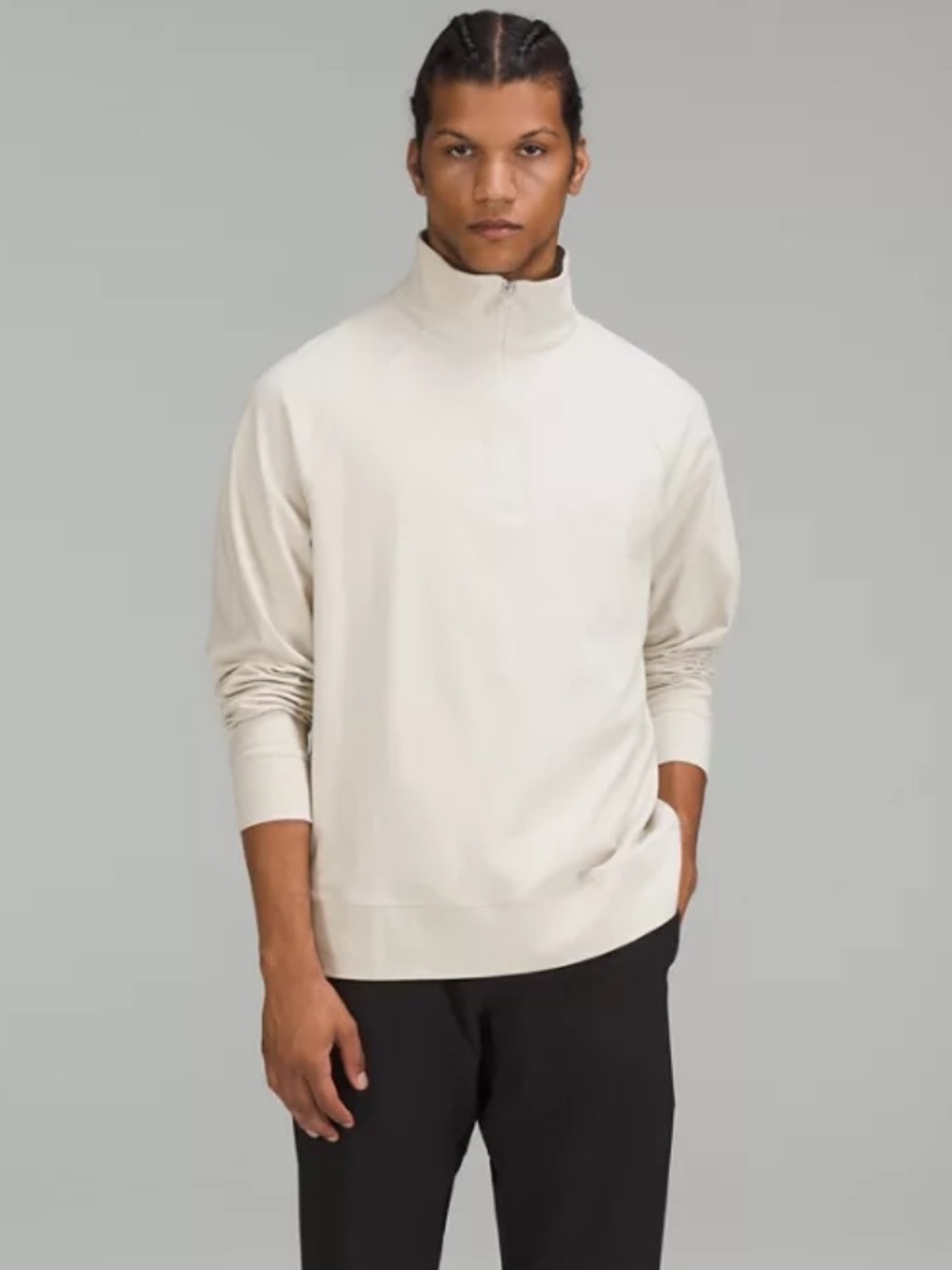 Lululemon Heavyweight Crepe Half Zip Pullover